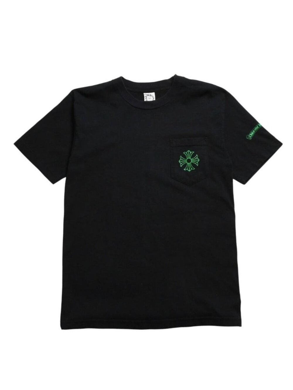 Chrome Hearts CH Plus Print Short Sleeve Pocket T-Shirt CH Vintage Block Cross
